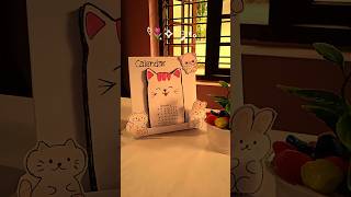 Cute calendar making malayalamCute desk decor diy calendar making🐰🐱 keerthana3142 diy [upl. by Kendry913]