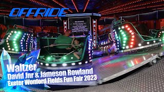 Waltzer  D Jnr amp J Rowland Offride  Exeter Wonford Fields Fun Fair 2023 [upl. by Jansson]