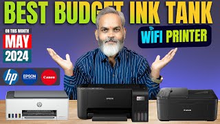 Best Budget Ink Tank Printer 2024  Best Printer HP Epson and Canon [upl. by Ellekram283]