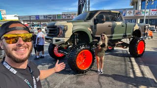 Some of the BEST and WORST Lifted Trucks at SEMA 2023 [upl. by Cioffred]