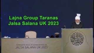 Lajna Group Tarana  Jalsa Salana UK 2023  Ladies Nazms  MTA Nazam [upl. by Nonnairb182]