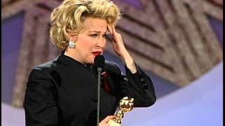 Golden Globes 1992 Bette Midler wins Best Actress in a Motion Picture [upl. by Yanej]