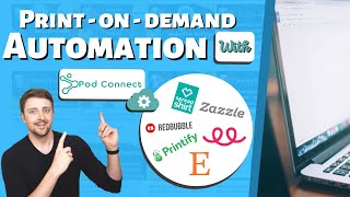 Print on Demand Automation 🚀 POD Connect and Printful Walkthrough [upl. by Doreg983]