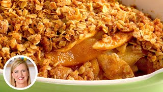 Professional Baker Teaches You How To Make APPLE CRISP [upl. by Bryanty109]