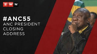 LIVE ANC President Cyril Ramaphosa delivers closing address ANC55 [upl. by Levana839]