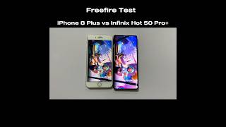 IPHONE 8 PLUS VS INFINIX HOT 50 PRO PLUS  TEST [upl. by Janel135]