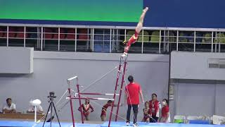 Chu Yiming 2024 Asian Junior Championships Uneven Bars Qualifications [upl. by Prader]