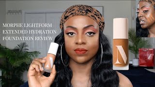 NEW Morphe Lightform Extended Hydration Foundation  Review  Wear Test [upl. by Gerstein849]