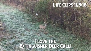 Extinguisher Deer Call Works Heres proof [upl. by Blank13]