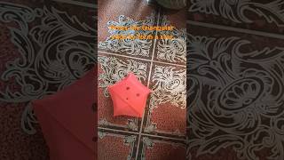 3d shape star how to make star star  cute home made star littlestars [upl. by Bobbee]