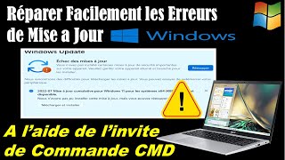 RÉPARER LES PROBLÈMES DE MISE A JOUR WINDOWS 1011 QUI NE SINSTALLENT PAS DANS WINDOWS UPDATE [upl. by Narruc]