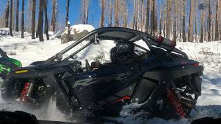 high lakes part 2 rzr xp4 1000 krx 1000 pro r rzr xp turbo [upl. by Desirae]