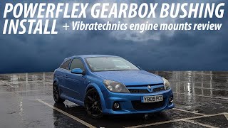 Astra VXR Powerflex Gearbox Mount Insert Install  Vibratechnics Engine Mounts Review [upl. by Cohby]