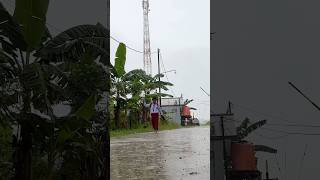 Dayat berangkat sekolah hujan hujan [upl. by Nauqes]