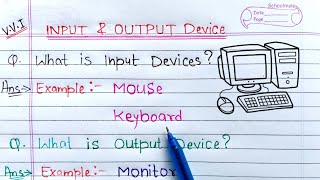 Input amp Output devices of computer  Learn Coding [upl. by Ibrahim169]