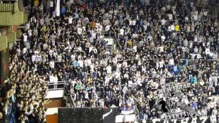 Grobari prekidaju čirlidersice a onda ludnicAaa   Partizan  Olimpija 23022013 [upl. by Dlonyar]