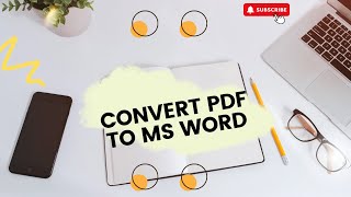 How To PDF Convert To Ms Word vivia alvidforyou msword shorts [upl. by Noramac]