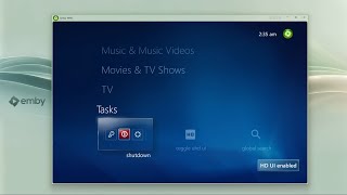 The Emby Show Beta Flash E2 Windows Media Center 4k UHD UI [upl. by Eiramik853]