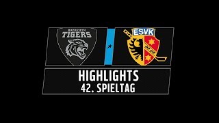 DEL2 Highlights 42 Spieltag  Bayreuth Tigers vs ESV Kaufbeuren [upl. by Bilicki]