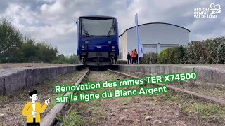 🚆 Rénovation des rames Rémi X74500 sur la ligne du Blanc Argent [upl. by Helgeson]