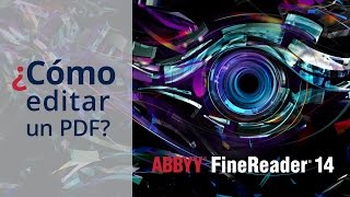 ¿Cómo editar cualquier PDF Tutorial de ABBYY FineReader 14 [upl. by Mercorr]