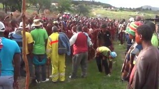 27 Dec 2013 Sterkspruit Basotho Initiates  Tsa Ntate Mohlomi Day 1 Part 2 [upl. by Gus]