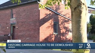 Historic 19th century carriage house in Batavia to be demolished despite community uproar [upl. by Forsta804]