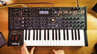 Pro 3 Patch Building  Paraphonic Synthesizer from Sequential [upl. by Corbin]