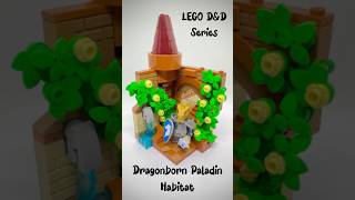 LEGO Dragonborn Paladin Habitat lego legocmf legoshorts afol dungeonsanddragons [upl. by Anelra]