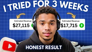 I TRIED YouTube Automation For 3 WEEKS YouTube Short Automation  Honest Results [upl. by Oria]