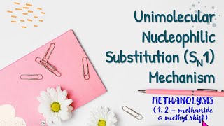 16HaloalkaneMethanolysis Unimolecular Nucleophilic Substitution With rearrangement [upl. by Ahsietal]