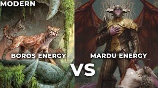 Boros Energy vs Mardu Energy MTG Modern [upl. by Eeryt]