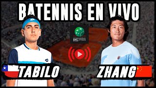 Alejandro Tabilo vs Zhizheng Zhang  Masters 1000 de Roma  Reaccionando en vivo [upl. by Bolme]