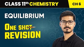 Equilibrium  One Shot Revision  Class 11 Chemistry Chapter 6  CBSE 202425 [upl. by Jinny]