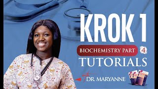 KROK 1 BIOCHEMISTRY PART 4 [upl. by Ainoloppa]