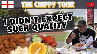 Chippy Review 68 The Original Johns Plaice Carlisle Giant Cheese Fritter Great Fish and Chips [upl. by Gertruda]