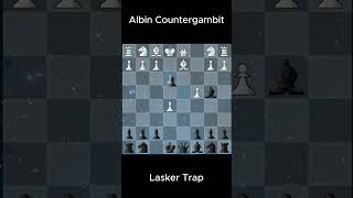 Lasker trap 🔥win the opponents queen shorts chess chessdog chessdawgs [upl. by Qooraf]