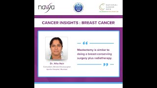 CancerInsights  Breast Conservation Mastectomy Vs Breast Conservation Therapy By Dr Nita Nair [upl. by Lammond]