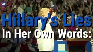 Hillary Clintons Many Email Lies [upl. by Yrrej]