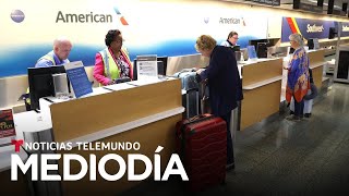 Volar por American Airlines ahora es más caro gracias a un aumento de equipaje  Noticias Telemundo [upl. by Gratia]