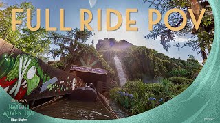 FULL Ride POV Tianas Bayou Adventure  Walt Disney World [upl. by Nedearb]