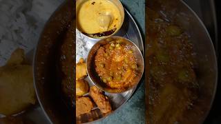 Kadhi chawal thali shorts youtubeshorts food [upl. by Johna]