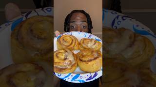 Pillsbury Pumpkin Spice Cinnamon Rolls🎃 food foodreview pillsbury cinnamonrolls pumpkin [upl. by Luoar]