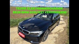 BMW G30G31 Panoramadach Schiebedach Wasserablauf Reinigen Abläufe Problem Cam Tavan Panoramic Roof [upl. by Adiraf]