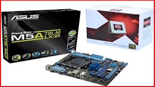 UNBOXING ASUS M5A78LM LXBR AM3 FX SUPORT [upl. by Comptom570]