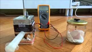 Determining the half life of radon220 using a homemade ionization chamber [upl. by Lilac]