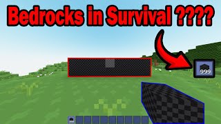 BEDROCKS IN SURVIVAL LOBY   Bloxdio [upl. by Carlyle]