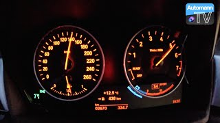 2016 BMW X1 xDrive20i 192hp  0140 kmh acceleration 60FPS [upl. by Adnirb]