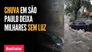 CHUVA ATINGE SÃO PAULO NESTA QUINTAFEIRA 28 CAUSA ALAGAMENTOS E DEIXA MILHARES SEM ENERGIA [upl. by Fanny64]