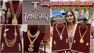 Tanishq Gold Long NecklacesHaramHaar Designs With Price Tanishq Gold Necklace Set Designs amp Price [upl. by Chud]